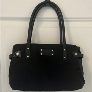 Kate Spade Black Shoulder Bag with Structured Design